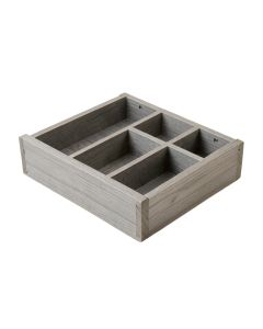Cedar Bluff Empty Pantry Drawer Organizer Insert - Gray