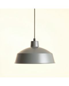 Flint Crossing Pendant Light Suspended From One Plain Cable - Gray (synthetic illustration; no displayed measurements)