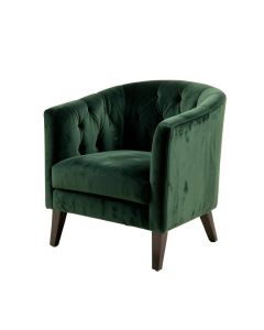 Tufted Velvet Side Chair