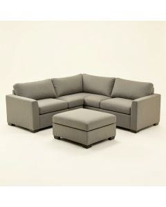 Clarita 158 '' Wide Left Hand Facing Modular Corner Sectional With Ottoman (synthetic illustration; no displayed measurements)