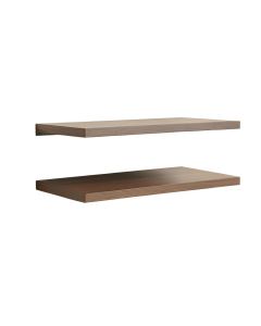 Modern Floating 2 Piece Wall Shelf Set