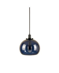 Cliff Crest Pendant Light Suspended From One Plain Cable - Navy (synthetic illustration; no displayed measurements)