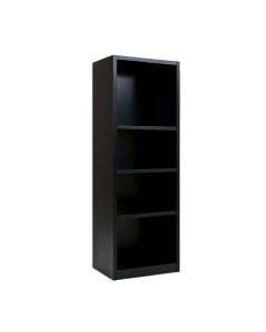 Laurel Edge Narrow Cubby Tower - Black (synthetic illustration; no displayed measurements)