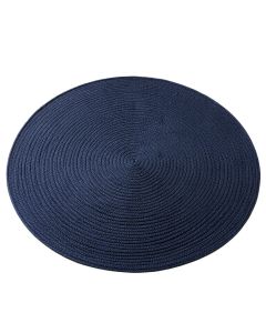 Cedar Bridge Round Area Rug - Navy (synthetic illustration; no displayed measurements)