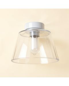 4.75 '' H Glass Novelty Ceiling Fan Fitter Shade ( Screw On ) In Clear (synthetic illustration; no displayed measurements)