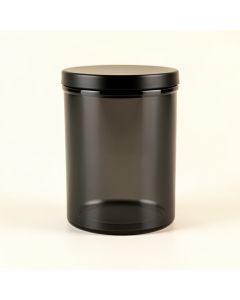 Sage Canyon Storage Canister With Lid - Black (synthetic illustration; no displayed measurements)