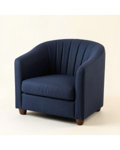 Harbor Arc Upholstered Armchair (synthetic illustration; no displayed measurements)