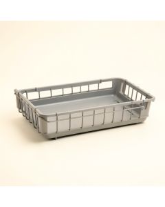 Hill Bluff Empty Under-Desk Cable Tray - Gray (synthetic illustration; no displayed measurements)