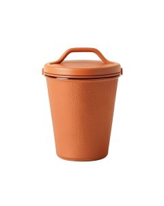 Aspen Bluff Storage Canister With Lid - Terracotta