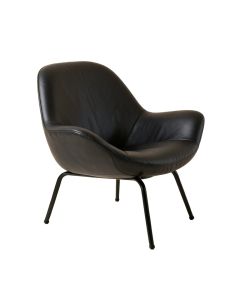 Leblanc 30 '' Wide Vegan Leather Papasan Chair (synthetic illustration; no displayed measurements)