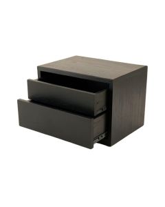 Linden Branch Small-Parts Storage Drawer Cabinet - Black (synthetic illustration; no displayed measurements)