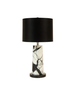 Vanderbilt 30 '' Black/White Marble Table Lamp Set