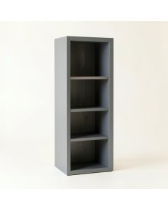 Oak Crest Narrow Cubby Tower - Gray (synthetic illustration; no displayed measurements)