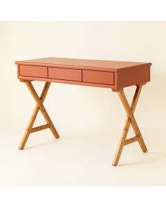 Stone Branch Writing Desk - Terracotta (synthetic illustration; no displayed measurements)