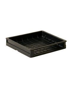 Sage Bridge Empty Under-Desk Cable Tray - Black (synthetic illustration; no displayed measurements)
