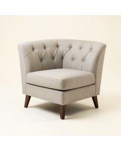 Akire 26.8 '' Wide Tufted Linen Armchair (synthetic illustration; no displayed measurements)
