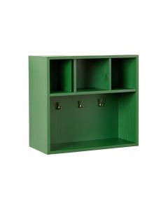 Cedar Crossing Wall-Mounted Entryway Organizer Shelf - Green