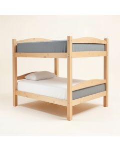 Arlo Twin Over Full Solid Wood Standard Bunk Bed (synthetic illustration; no displayed measurements)