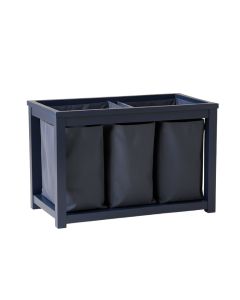 Reed Crossing Laundry Sorting Station With Plain Removable Bags - Navy
