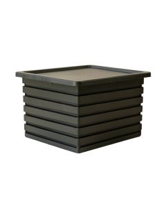 Linden Bend Closed Outdoor Storage Box - Black (synthetic illustration; no displayed measurements)