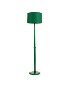 Shore Crossing Floor Lamp With A Plain Fabric Shade - Green