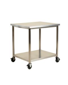 Lomas Kitchen Cart With Stainless Steel (synthetic illustration; no displayed measurements)