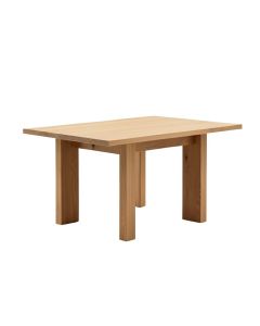Facet Solid Wood Dining Table (synthetic illustration; no displayed measurements)
