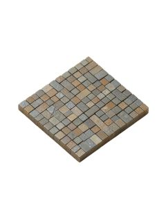 Penny 1 '' X 1 '' Metal Mosaic Tile