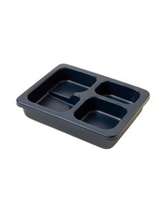 Laurel Bend Empty Pantry Drawer Organizer Insert - Navy (synthetic illustration; no displayed measurements)