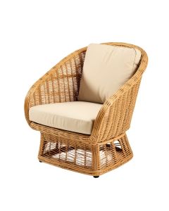 Aura Collection 26.5 '' Wide Polyester Papasan Chair