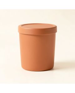 Linden Bend Storage Canister With Lid - Terracotta (synthetic illustration; no displayed measurements)