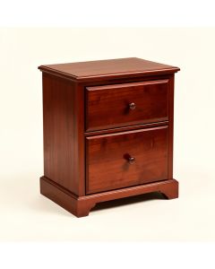Veasley 2 - Drawer Nightstand In Cherry (synthetic illustration; no displayed measurements)