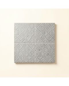 Juniper Crossing Uninstalled Square Decorative Tile - Gray (synthetic illustration; no displayed measurements)