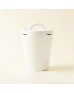 Field Dale Storage Canister With Lid - White (synthetic illustration; no displayed measurements)