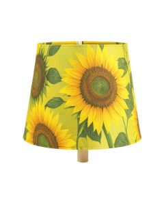 Sunflower Collection 7 '' H X 10 '' W Fabric Empire Lamp Shade ( Uno ) In Yellow/Green
