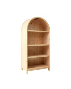 Moss Dale Freestanding Bookcase - Beige (synthetic illustration; no displayed measurements)