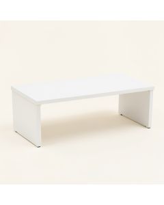 Cove Dell Desktop Monitor Riser - White (synthetic illustration; no displayed measurements)