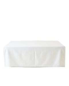River Brook Flat Bed Sheet - White