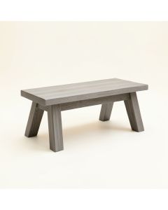 Bay Falls Indoor Bench - Gray (synthetic illustration; no displayed measurements)