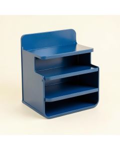 Pine Arc Empty Mug-Storage Cabinet Insert - Blue (synthetic illustration; no displayed measurements)