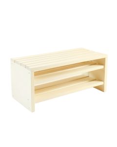 Rowan Bridge Shoe Storage Bench - Ivory