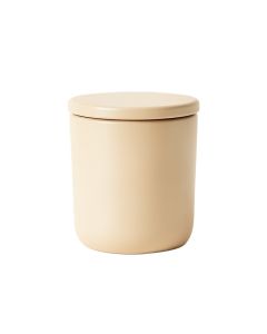 Brook Branch Storage Canister With Lid - Beige