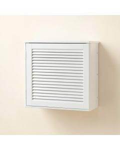 Alder Dell Wall-Mounted Laundry Cabinet - White (synthetic illustration; no displayed measurements)