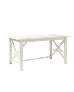 Holly Bluff Empty Workshop Workbench - White