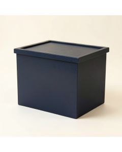 River Crossing Closed Outdoor Storage Box - Navy (synthetic illustration; no displayed measurements)