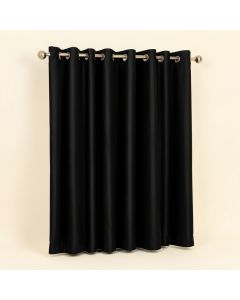 Ewalt Faux Dupioni Solid Color Silk Max Blackout Thermal Grommet Single Curtain Panel (synthetic illustration; no displayed measurements)