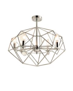 Downes 8 - Light Unique / Statement Geometric Chandelier
