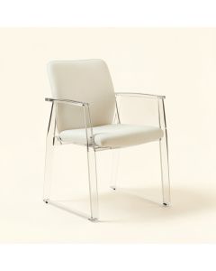 Quast Modern Acrylic Dining Chair (synthetic illustration; no displayed measurements)