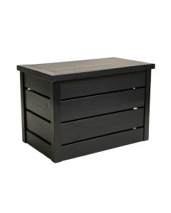 Juniper Brook Closed Outdoor Storage Box - Black (synthetic illustration; no displayed measurements)