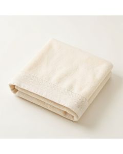 Clay Falls Bath Towel - Cream (synthetic illustration; no displayed measurements)
